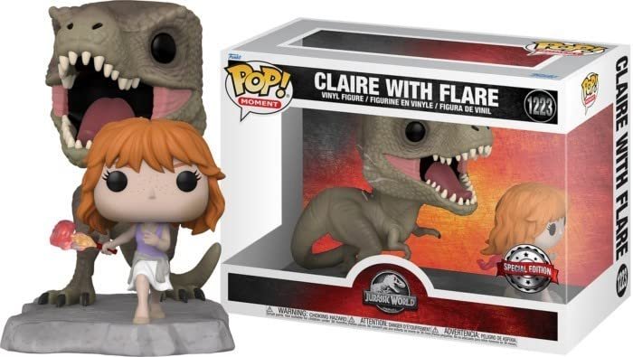 Funko Pop! Movie Moment: Jurassic World - Claire with Flare #1223